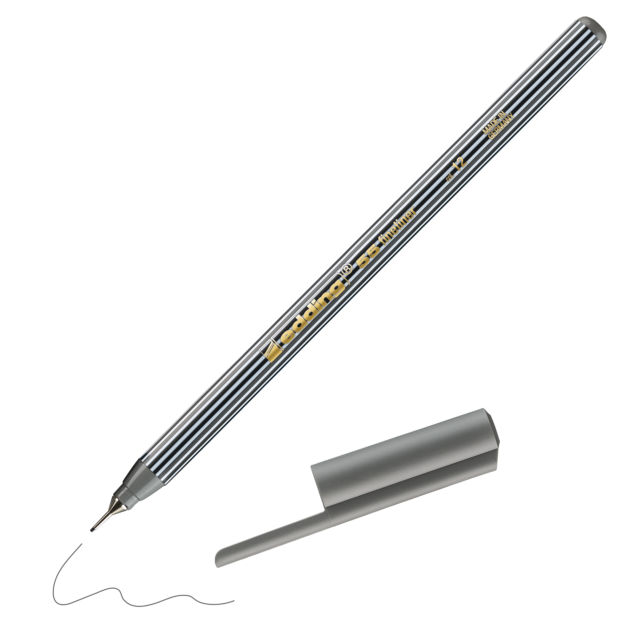 Edding 55 Fineliner- #12 Grey