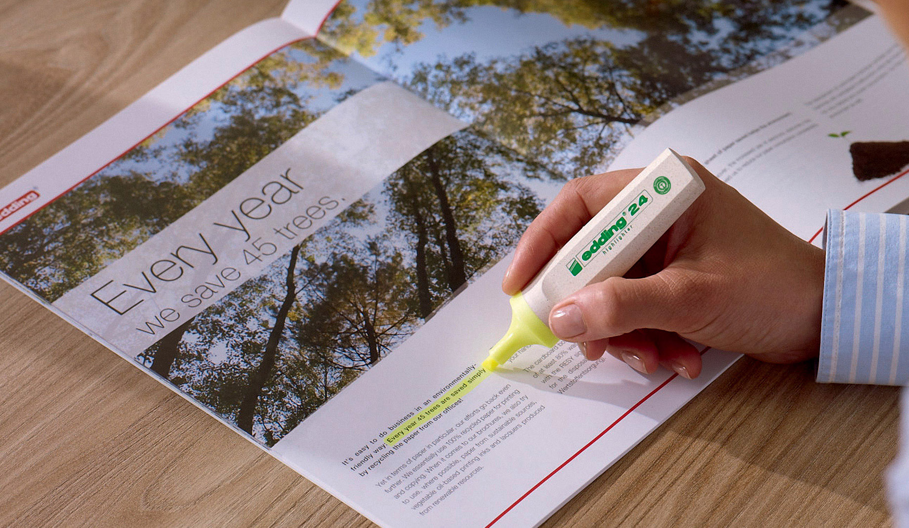 edding 24 EcoLine highlighter- Light Green