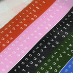 Embossed Letters Kiss Cut PET Tape -