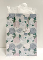 Hydrangea Print Gift Bag