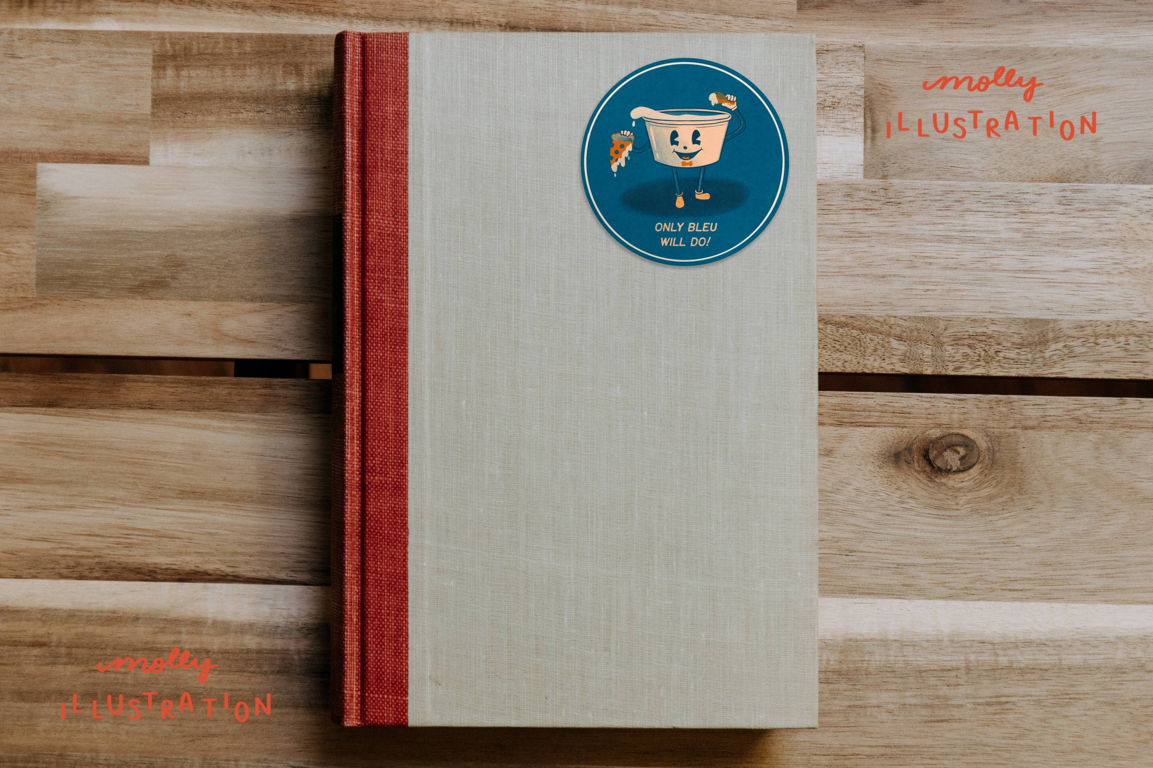 Only Bleu Will Do! Sticker