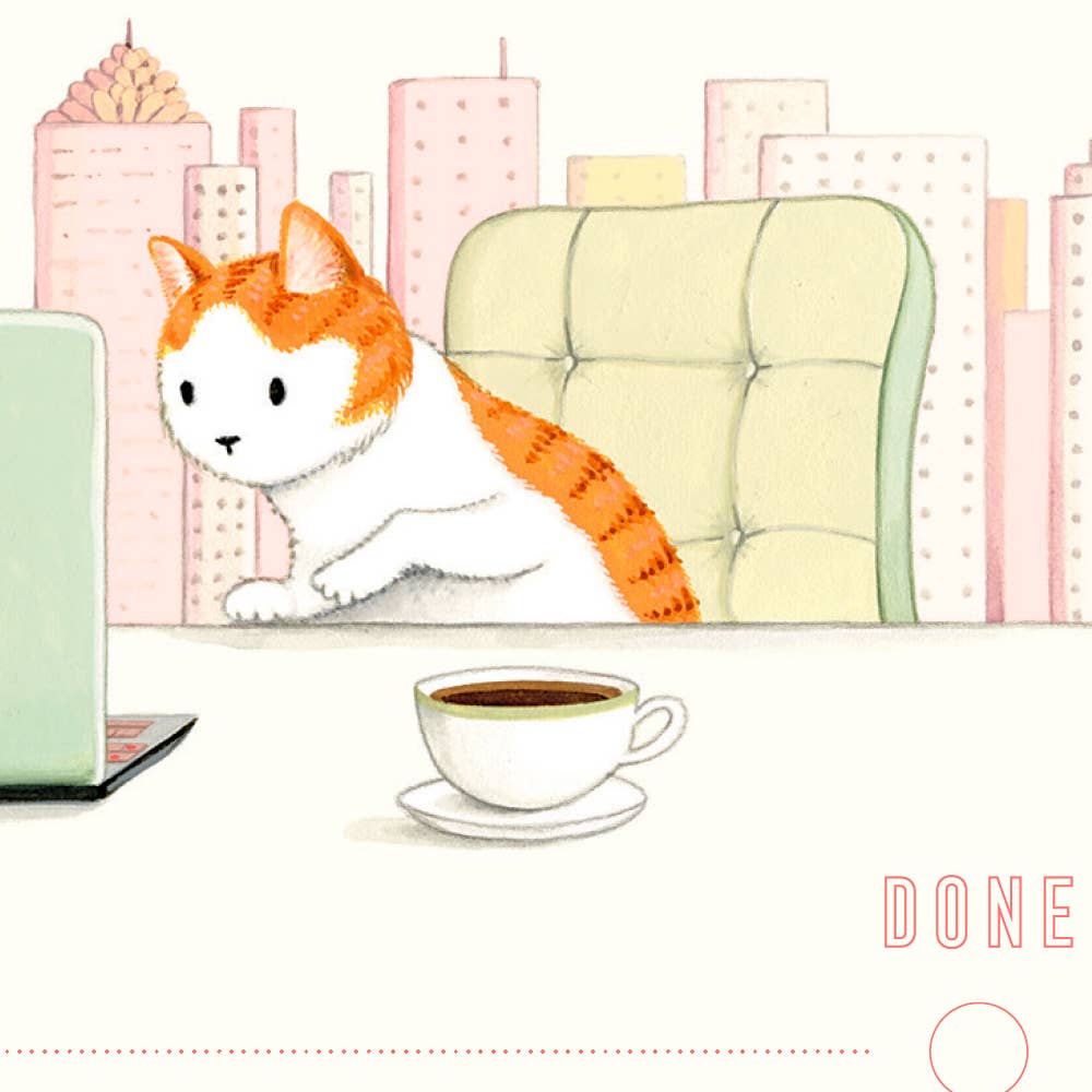 Laptop Kitty - Done Checklist