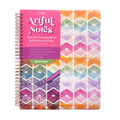 Artful Notes Reverse Coloring Book and Notebook - Geoscape
