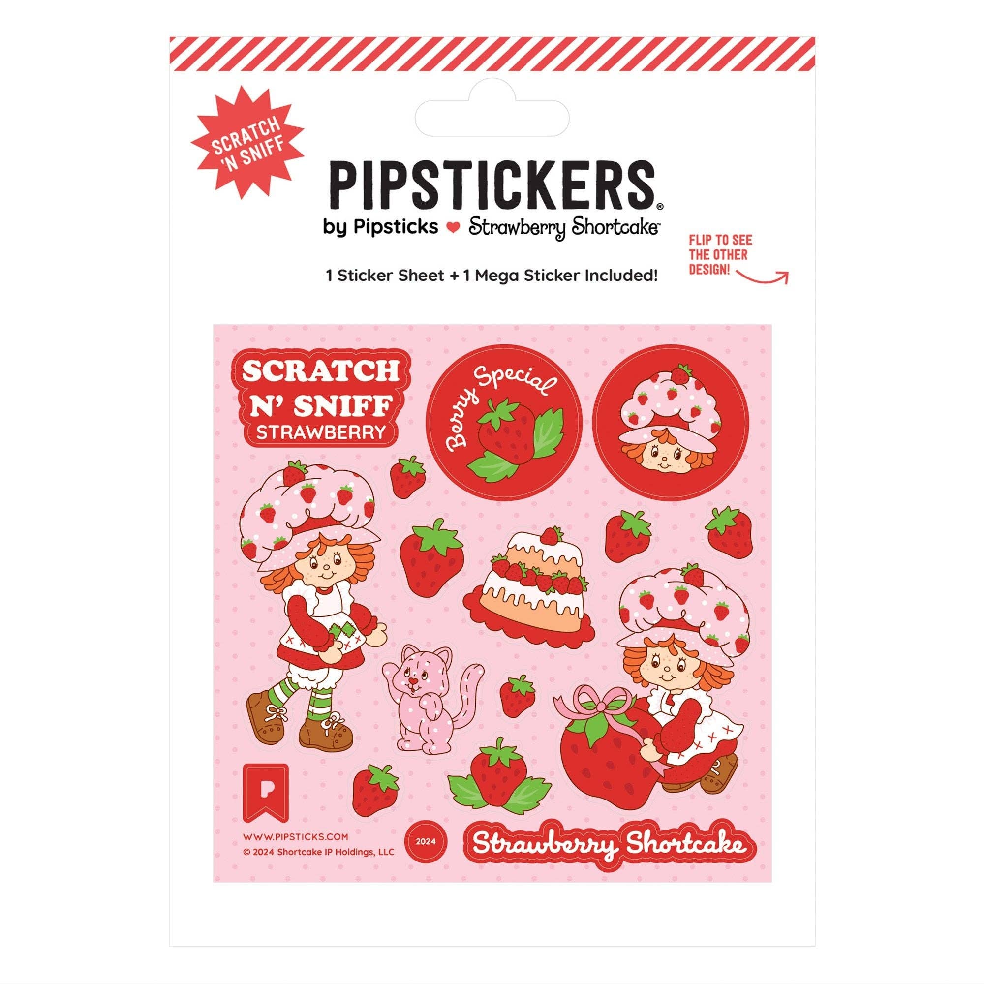 Strawberry Shortcake & Custard Scratch 'n Sniff (2ct)