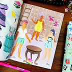 Warrior Princesses Dress-Me-Up In Stickers Book