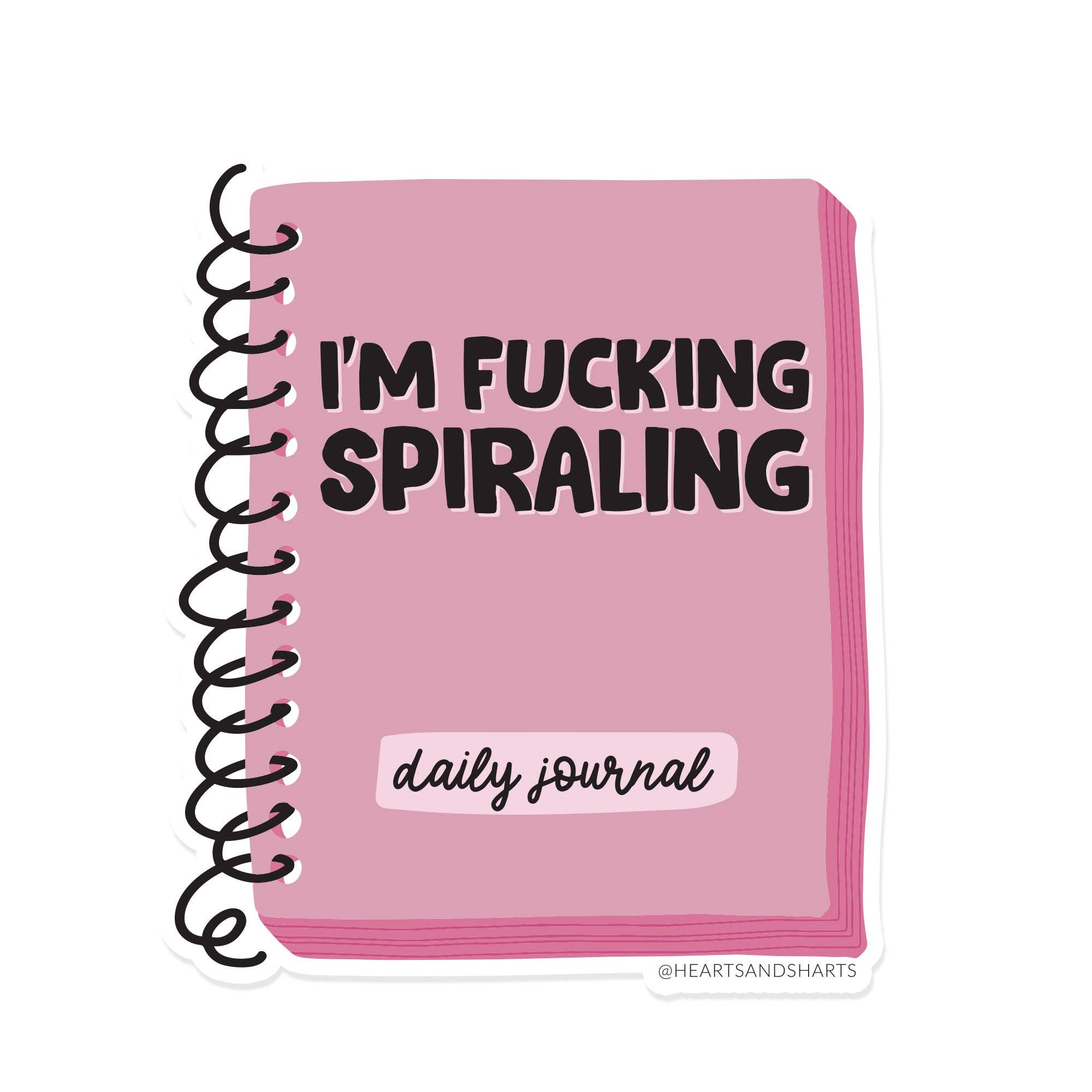 Spiral Notebook Sticker