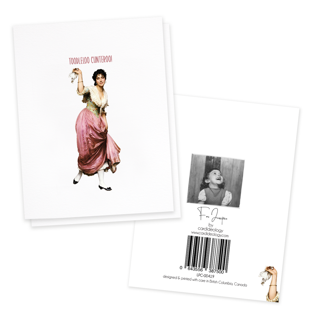 Toodle Loo Funny Goodbye Card