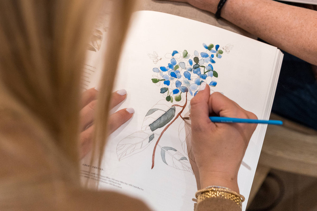 Watercolor Workbook 2: Flowers, Feathers, & Animal Friends