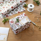 Christmas Florals Tissue Paper (10 sheets)