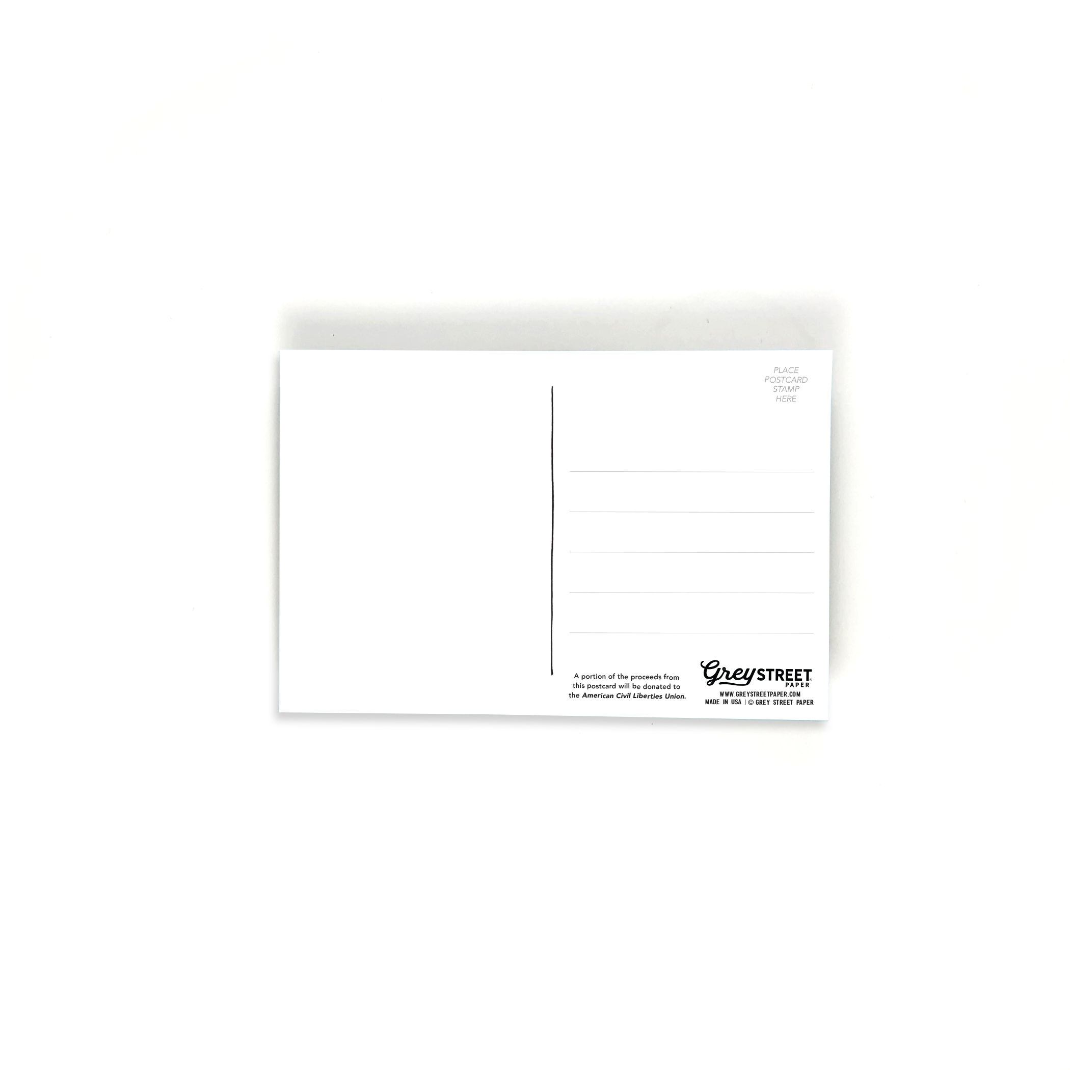 Hear My Voice Protest Postcard