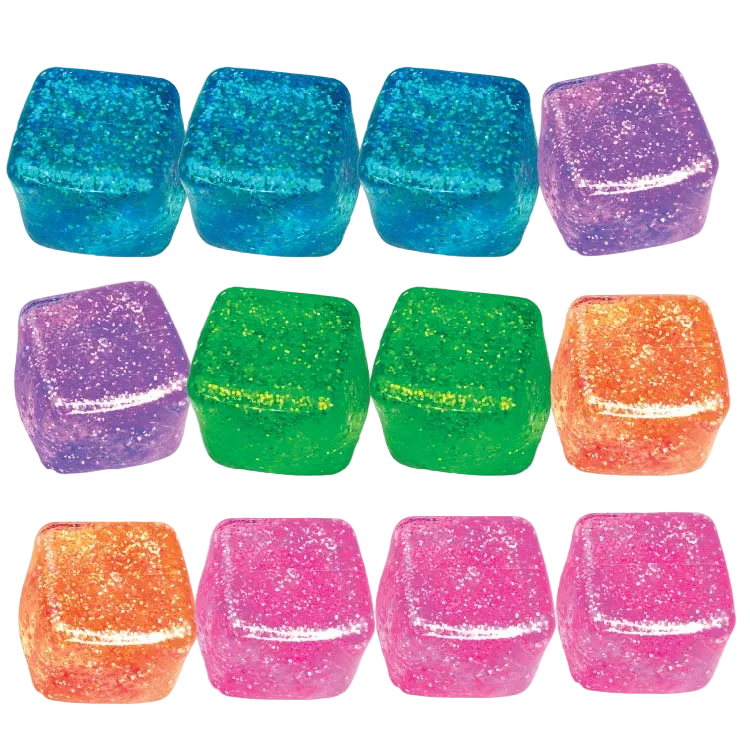 Fun Doh Sparkle Squishy Cube