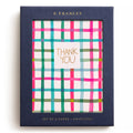 Happy Plaid Thank You Boxed Card Set