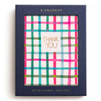 Happy Plaid Thank You Boxed Card Set