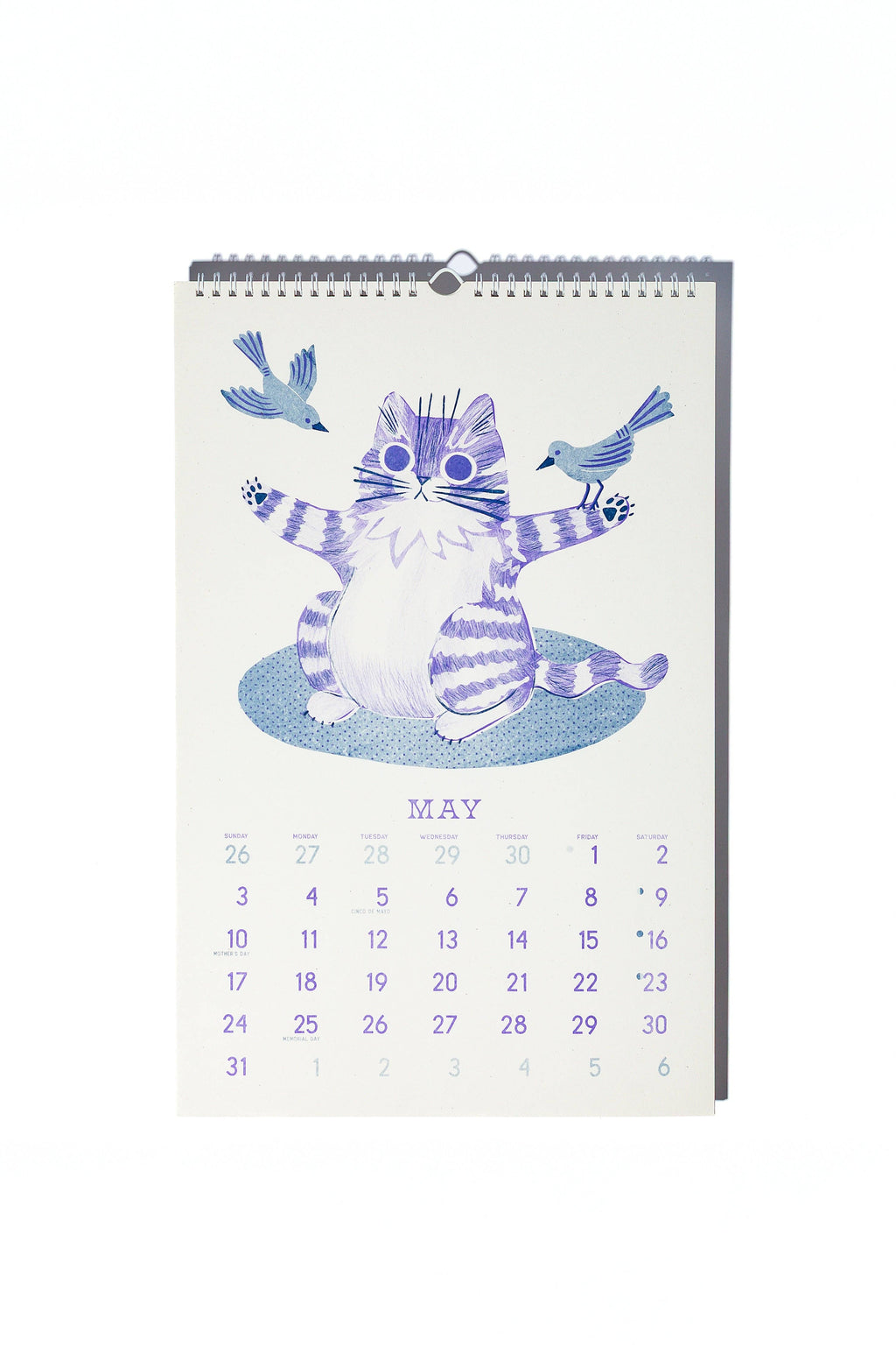 2026 Risograph Wall Calendar - Butterfly Days