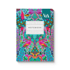 Neon Floral Peacock A6 Notebook