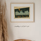 Buffalo New York Skyline Mid-Century Wall Art Print: 8x10