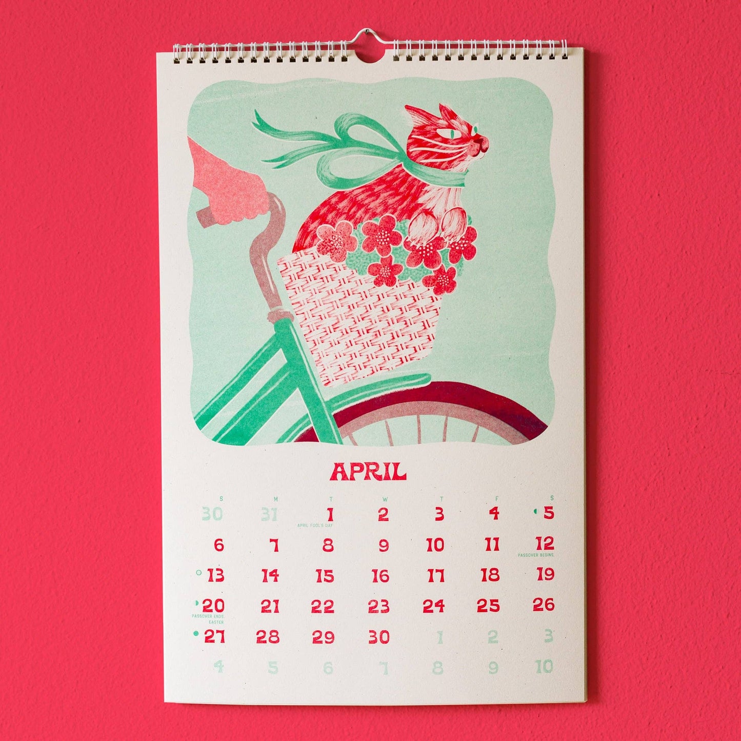 2025 Risograph Wall Calendar - Ain't Life Grand?