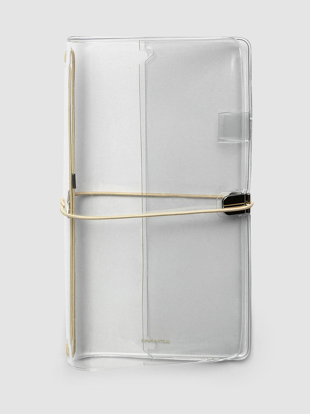 Clear Vinyl Travel Notebook Cover | A5 Slim