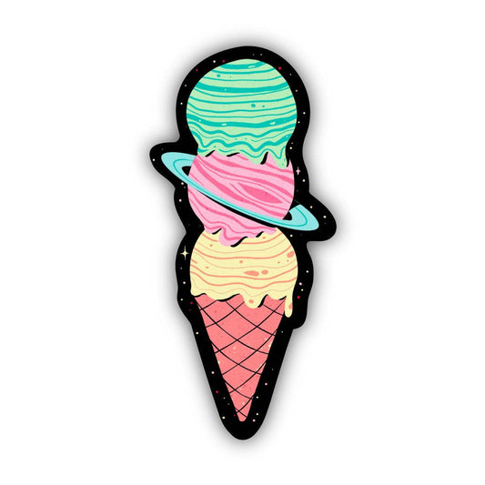 Ice Cream Space Sticker