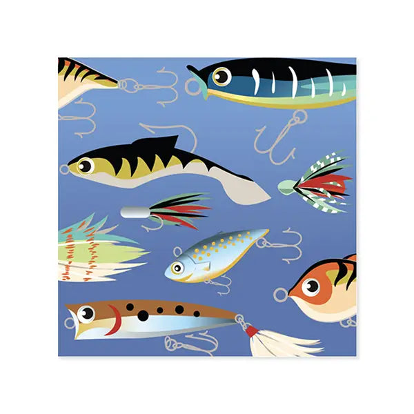 Fishing Lures Pop-Up Card