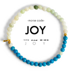 Morse Code Bracelet - Joy