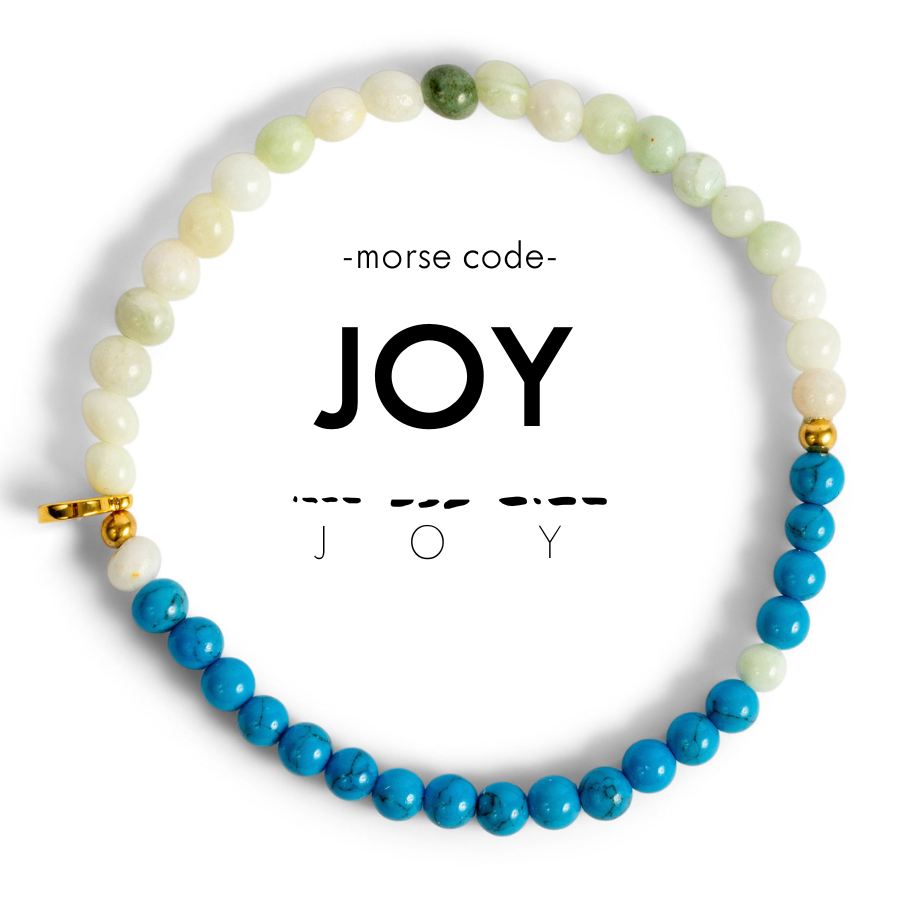 Morse Code Bracelet - Joy