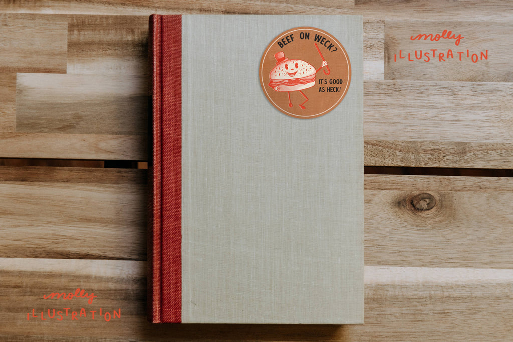 Beef on Weck, It’s Good as Heck! Sticker