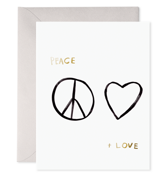 It's Simple. Peace & Love Card (Boxed set of 6)