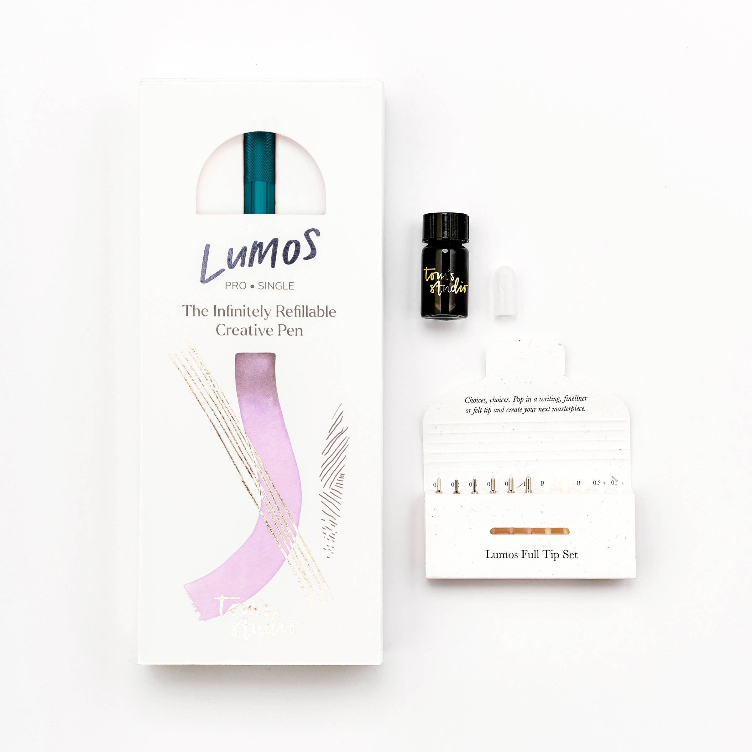 Lumos Pro - Refillable Multi-Tip Pen