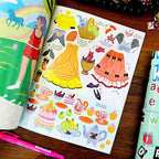Warrior Princesses Dress-Me-Up In Stickers Book