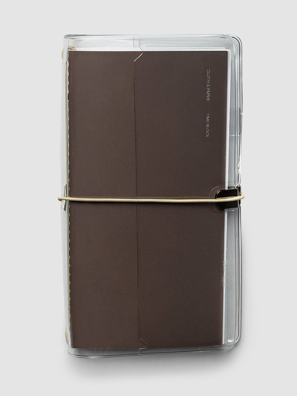 Clear Vinyl Travel Notebook Cover | A5 Slim