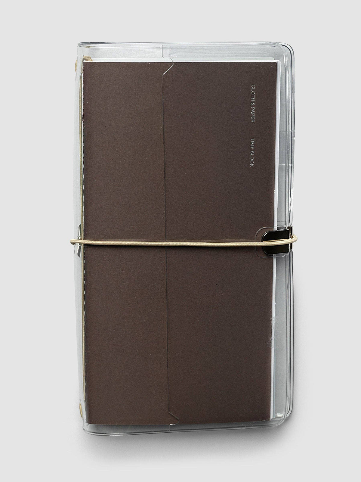 Clear Vinyl Travel Notebook Cover | A5 Slim