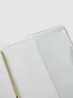 Clear Vinyl Travel Notebook Cover | A5 Slim