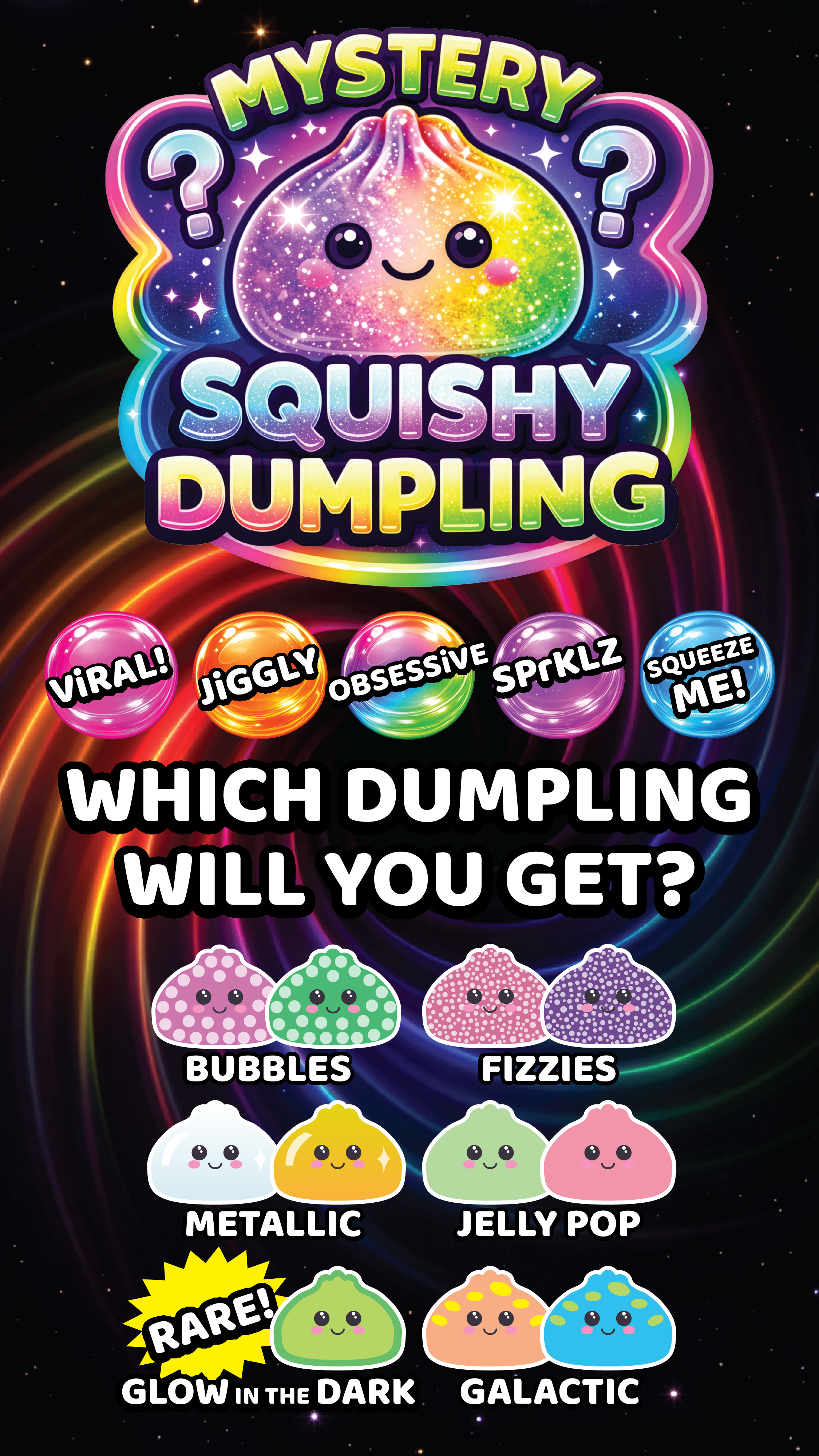 Fun Doh Mystery Dumpling Squishy