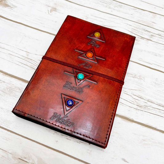 Earth Element Refillable Stone Leather Journal