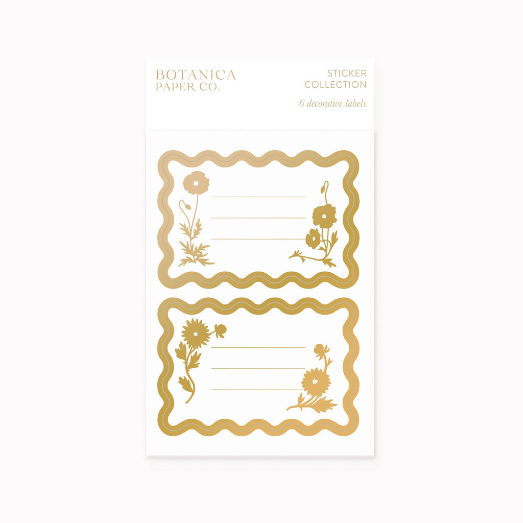 Flora Decorative Labels