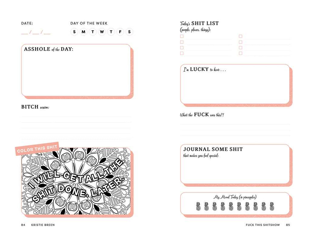 Fuck This Shitshow Journal by Kristie Breen