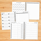 Undated Monthly Fitness Planner 8.5" x 11"