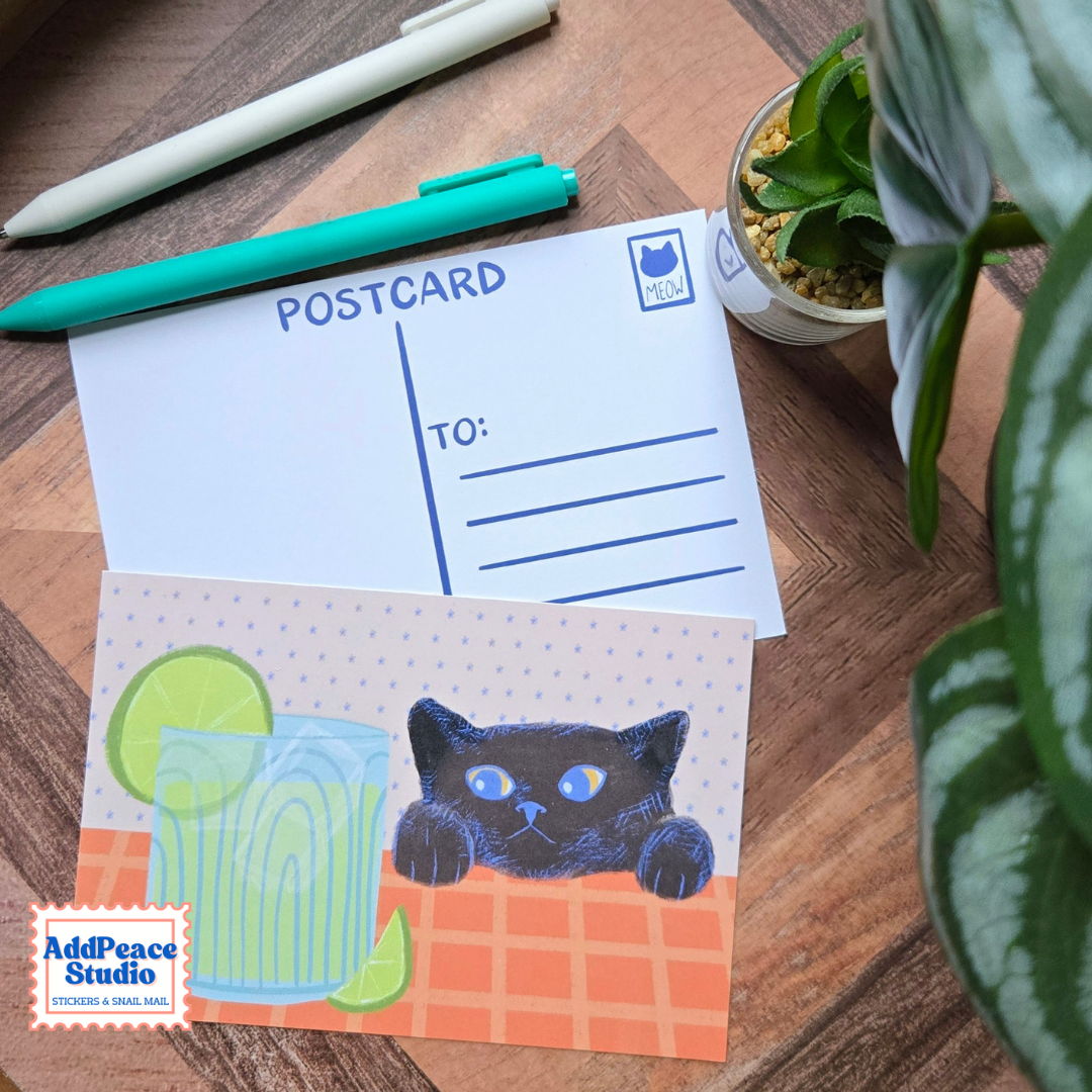 Cats & Cups Postcard Pack