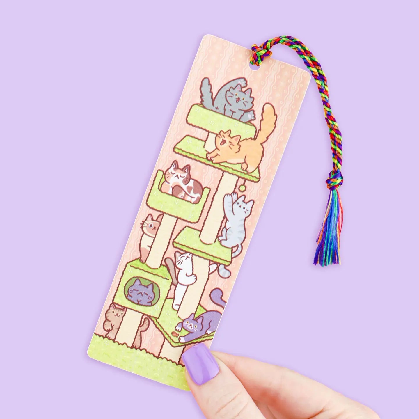 Cat Tower Bookmark