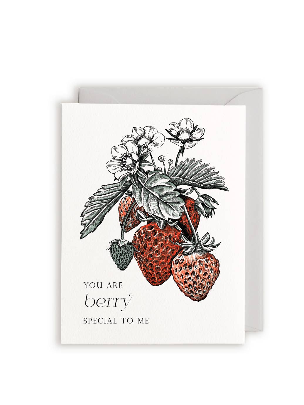 You Are Berry Special To Me Friendship Letterpress Card 