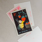 Summer Berry Basket Postcard