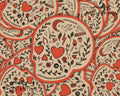 Heart Eyes Botanical Skull Sticker