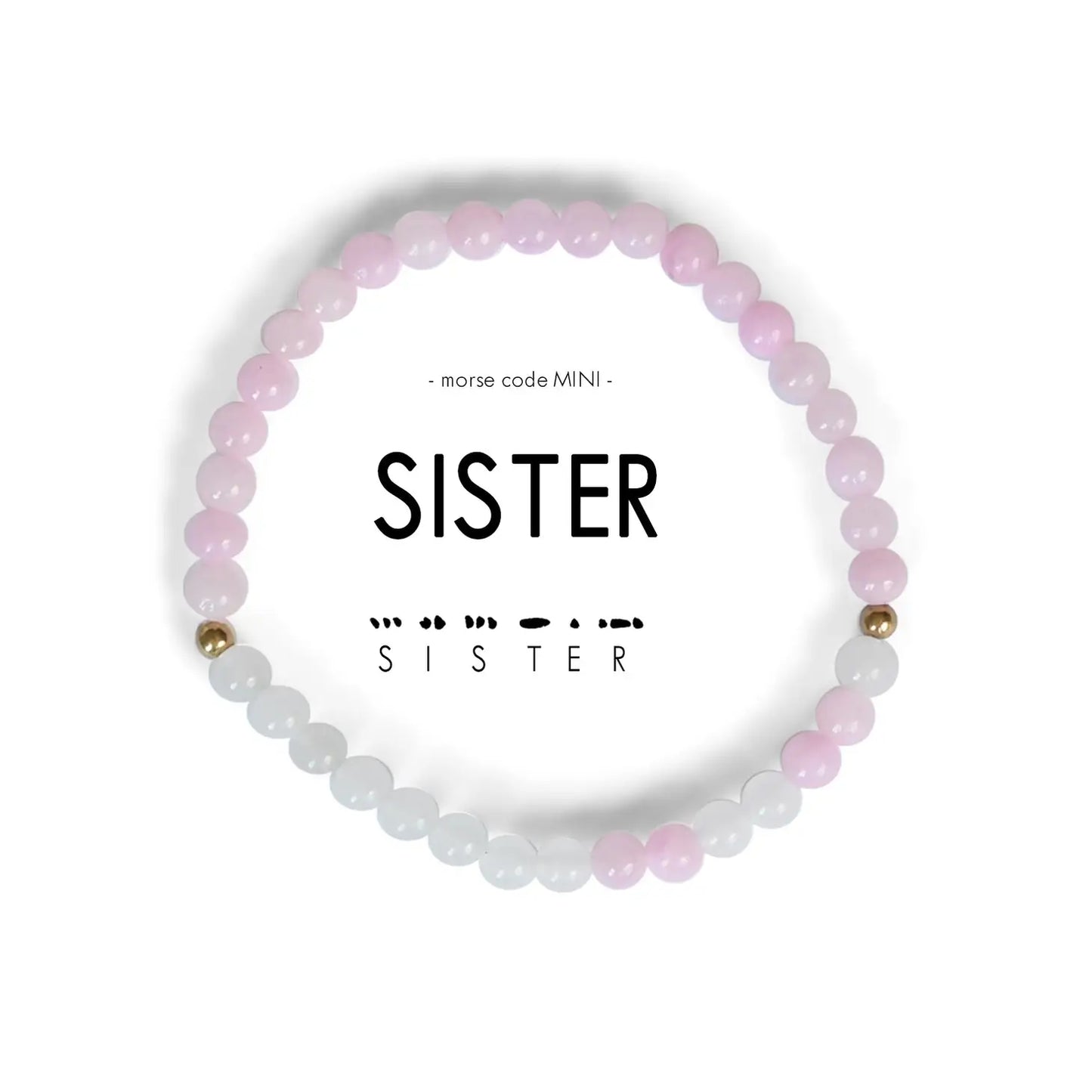 Morse Code Bracelet - Sister