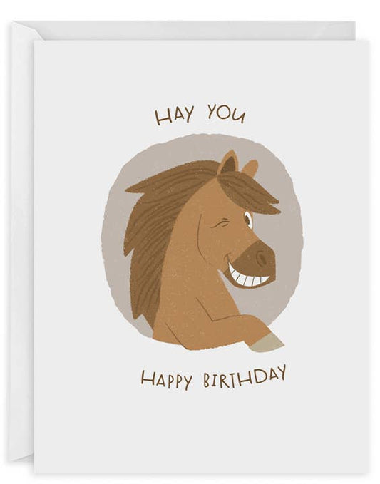 Hay You Birthday Card