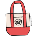 Trader Hoe Tote Sticker