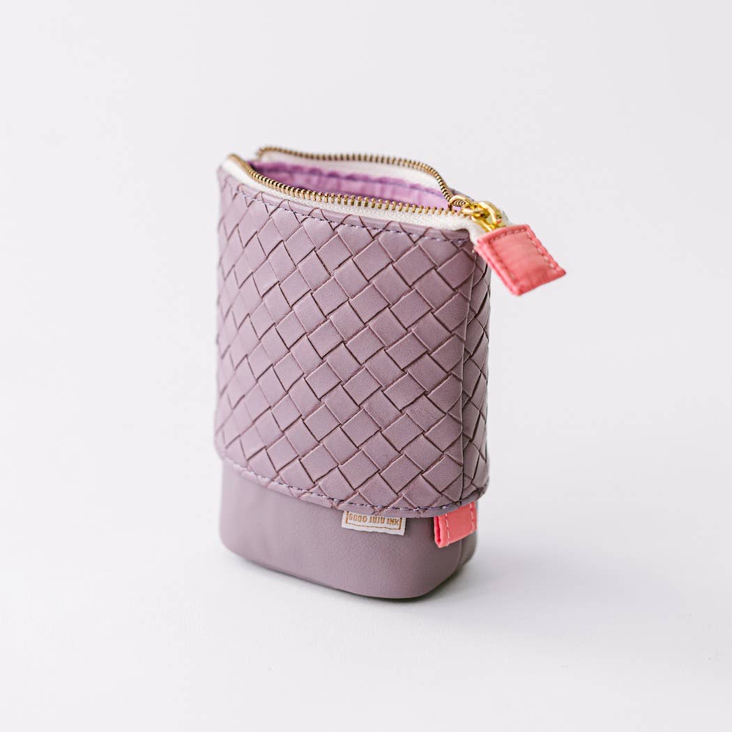 Luxe Standing Pencil Pouch - Lavender