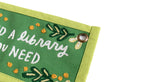 Garden And A Library Canvas Banner