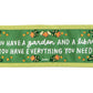 Garden And A Library Canvas Banner