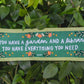 Garden And A Library Canvas Banner